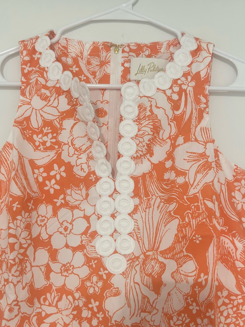 Sunset Orange Romey Shift Romper - Picture 4 of 8